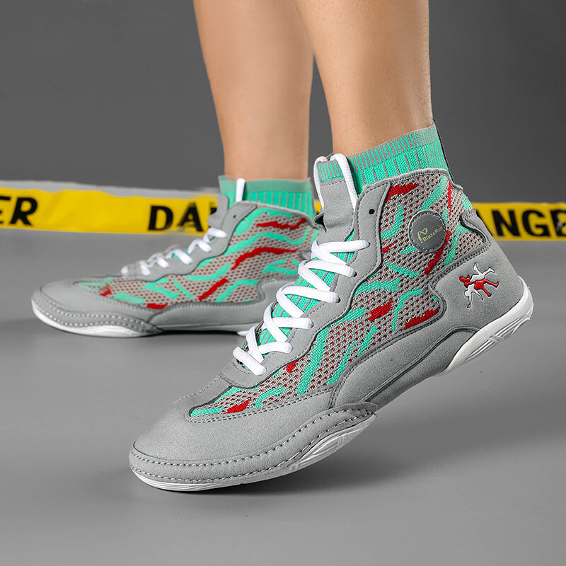 2024 m. nauji vyriški imtynių batai, neslystantys, kvėpuojantys bokso sportbačiai, imtynių treniruočių batai, atsparūs dėvėjimuisi koviniai sportbačiai