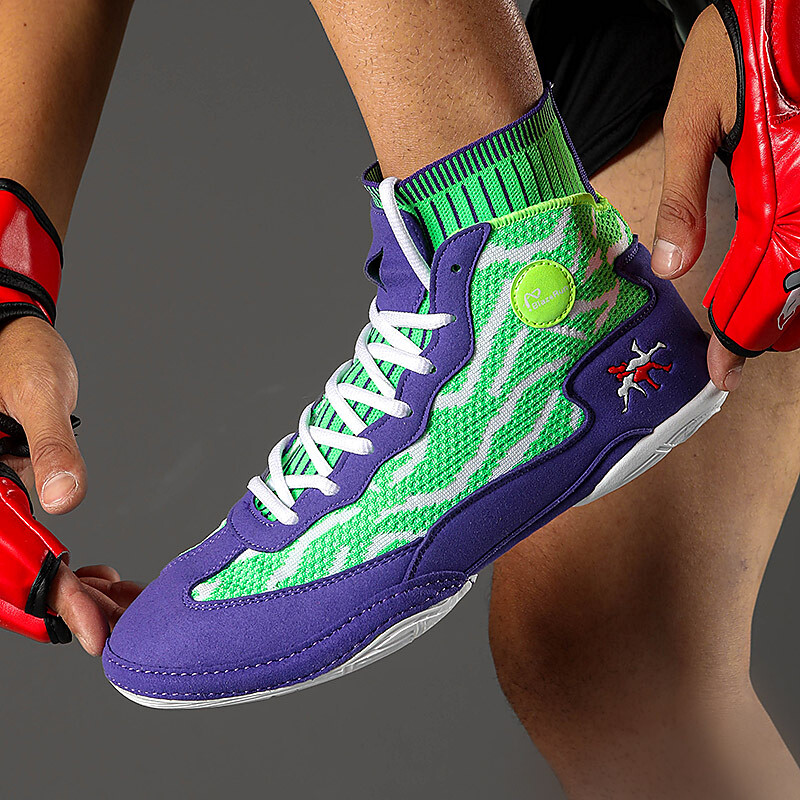 2024 m. nauji vyriški imtynių batai, neslystantys, kvėpuojantys bokso sportbačiai, imtynių treniruočių batai, atsparūs dėvėjimuisi koviniai sportbačiai