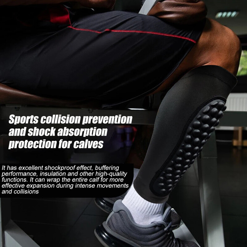 1 poros futbolo blauzdų apsaugos, futbolo blauzdų pagalvėlės, kojinės su putplasčiu, blauzdos suspaudžiamųjų rankovių pagalvėlės, blauzdų apsaugos futbolo įranga