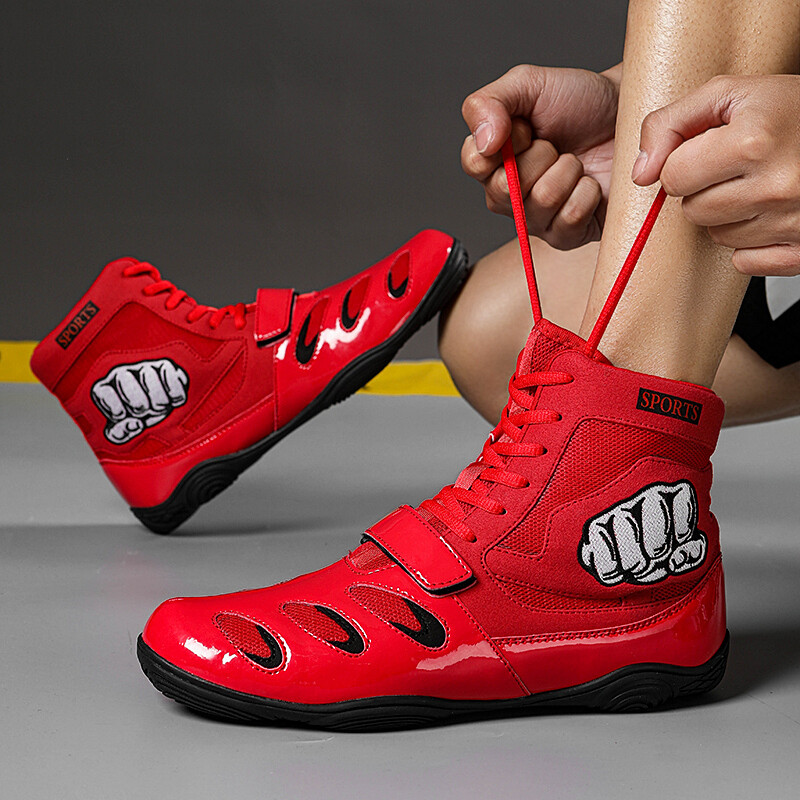 Nauji imtynių bateliai Vyriški Moteriški Bokso Sportiniai Batai Lengvi Sporto Batai Patogūs Imtynių Sportiniai Batai