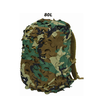 3D maskáčový kryt na batoh 60L 80L laserovo rezaný maskáčový poľovnícky batoh, kryt na paintball, výsadkársky poľovnícky príslušenstvo