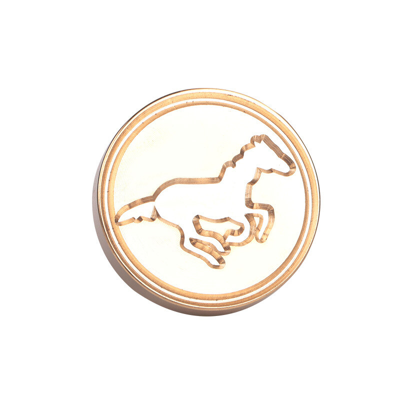 Retro tihendusvaha tempel Mars Fire Paint messingist tempel prindipea hulgimüügi oma tehas, mis sobib piiriülestele kauplejatele