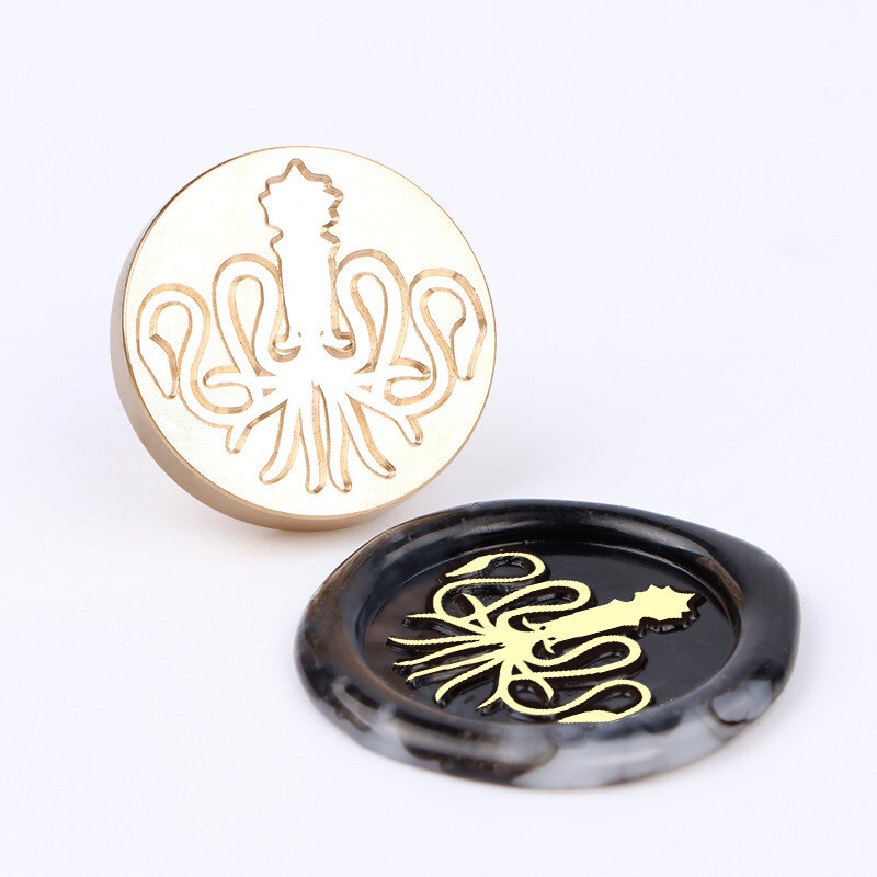 Retro tihendusvaha tempel Mars Fire Paint messingist tempel prindipea hulgimüügi oma tehas, mis sobib piiriülestele kauplejatele