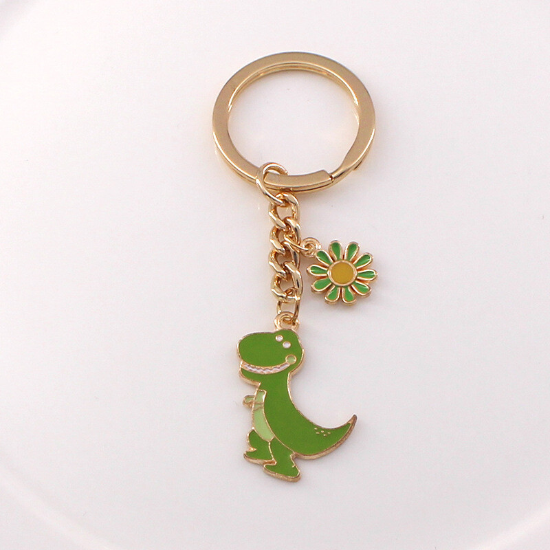 Japanski i korejski slatki crtić dinosaur žaba privjesak za ključeve personalizirani kreativni privjesak za školsku torbu privjesak za ključeve automobila