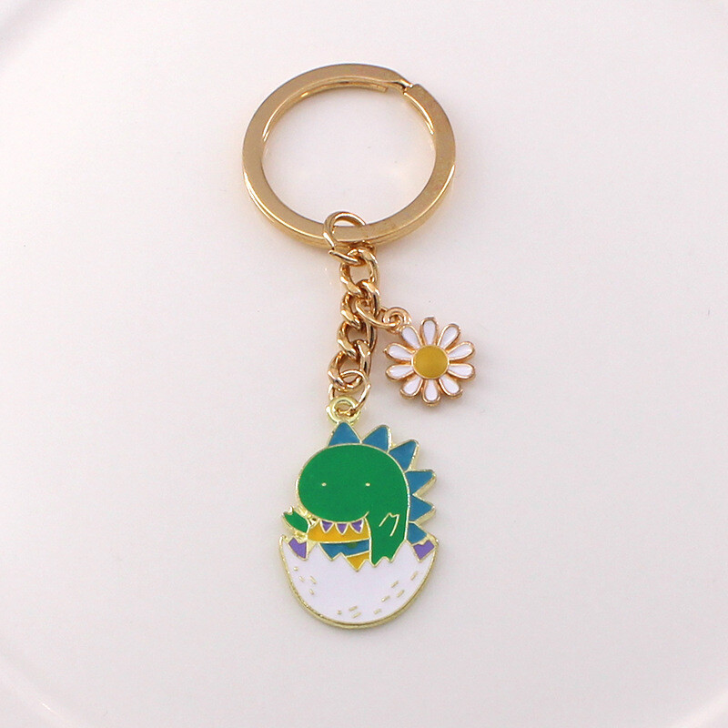 Japanski i korejski slatki crtić dinosaur žaba privjesak za ključeve personalizirani kreativni privjesak za školsku torbu privjesak za ključeve automobila