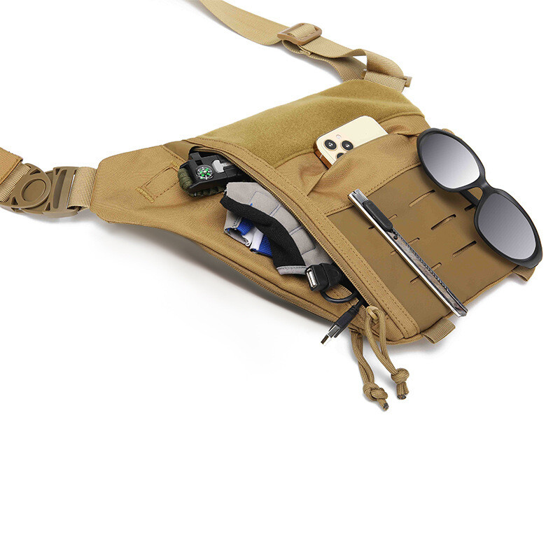 Torba protiv krađe Torba za prsa Torba za ispod pazuha Muškarci Hidden Agent Molle Combat Torba za rame Vanjski Putni novčanik Telefon Ključ Torba protiv krađe