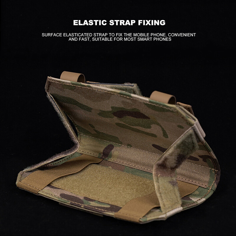 Taktické puzdro na telefón pre administrátorov s MOLLE systémom, vojenská poľovnícka vesta, držiak mapy na prednom paneli, taška, úžitková vonkajšia telefónna navigačná doska