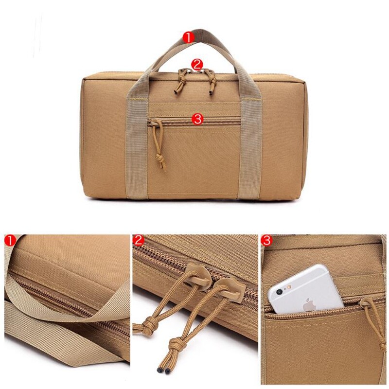 Taktička torba za pištolj, torba za Glock 17 Beretta M9, univerzalna skrivena torba za pohranu pištolja, torbica za spremnike, pribor za lov