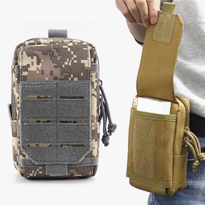 1000D Molle torbica torbica oko struka Outdoor Muška EDC torba za alat Prsluk torbica Torbica za mobilni telefon Lovačka kompaktna torba Novo