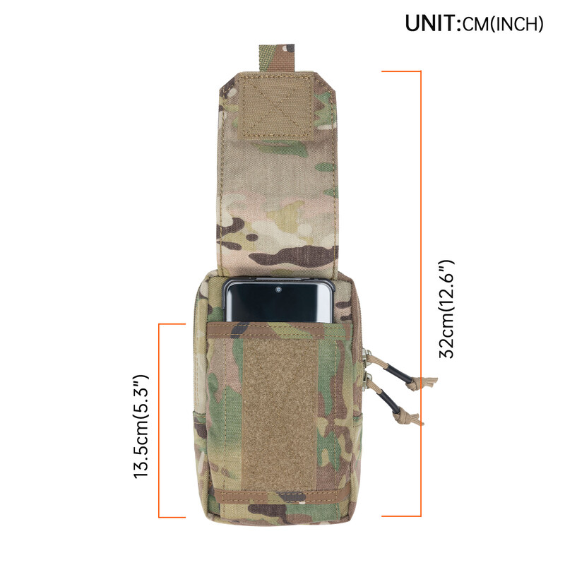 Taktička torba EDC Molle Alat Zatvarač Dodaci oko struka Torbice Izdržljive torbe za telefon Kamuflažna torbica za lov Airsoft magazin