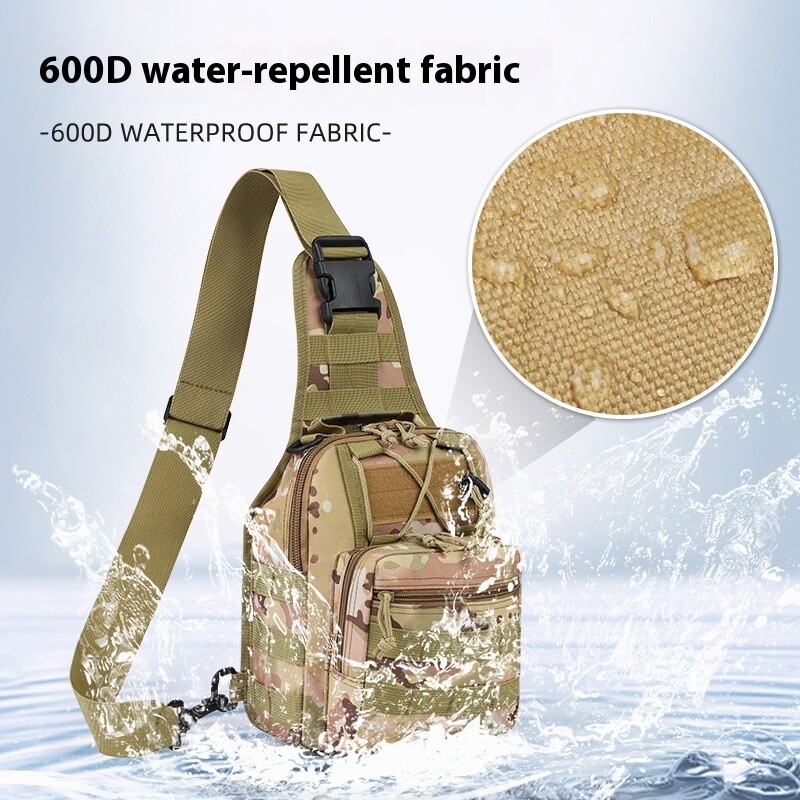 Nova muška višenamjenska taktička torba za prsa velikog kapaciteta, vodootporna muška sportsko planinarenje na otvorenom
