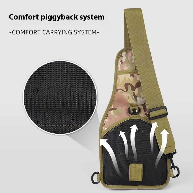 Nova muška višenamjenska taktička torba za prsa velikog kapaciteta, vodootporna muška sportsko planinarenje na otvorenom