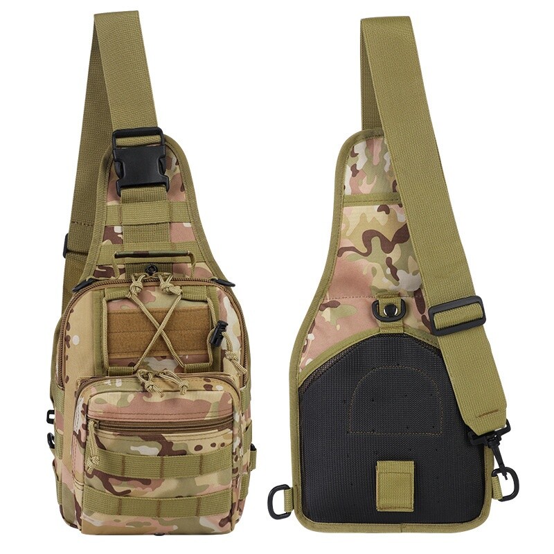 Nova muška višenamjenska taktička torba za prsa velikog kapaciteta, vodootporna muška sportsko planinarenje na otvorenom