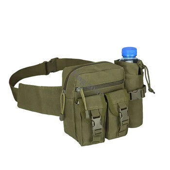 Τσάντα μέσης Molle Κυνήγι Airsoft Σακίδιο πλάτης Ανδρικά Γυναικεία Κινητό Τηλέφωνο Θήκη για μπουκάλι νερού Υπαίθρια πεζοπορία Βραστήρας ψαρέματος Ζώνη Fanny Pack