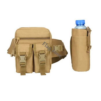 Τσάντα μέσης Molle Κυνήγι Airsoft Σακίδιο πλάτης Ανδρικά Γυναικεία Κινητό Τηλέφωνο Θήκη για μπουκάλι νερού Υπαίθρια πεζοπορία Βραστήρας ψαρέματος Ζώνη Fanny Pack