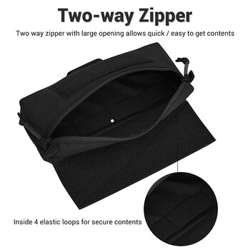 Εξωτερικό γιλέκο Dangler Drop Pouch EDC Organizer Utility Tools Holder Dump Bag for JPC CPC LBT D3CR MK3 MK4 Plate Carrier Storage