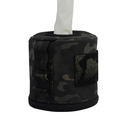 Taktička torbica za držač role toaletnih maramica Okrugla torbica YKK patentni zatvarač Donji ubrusi Pribor za lov Oprema Oprema Najlon