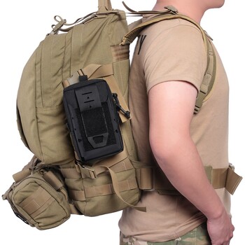 Tactical Molle Pouch Belt Pack Τσάντα μέσης Pocket Waist Pack Θήκη για τρέξιμο Τσάντες ταξιδιού για κάμπινγκ Μαλακή πλάτη