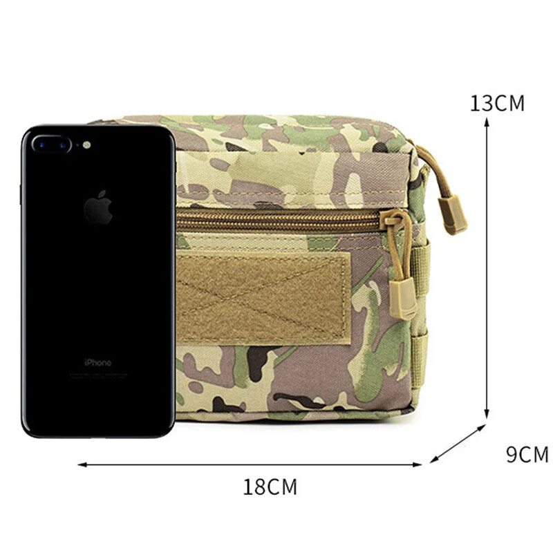 Muška torbica oko struka Najlonska torba za pojas za Molle ruksak Utility EDC torbica za remen za opremu Airsoft futrola za streljivo Torbe za lovački pribor