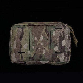 Molle Pouch Phone Πτυσσόμενη Πίνακας Πλοήγησης Διπλό Φερμουάρ Εξωτερικό Κυνήγι Airsoft Προστατευτική Τσάντα Κινητού Τηλεφώνου