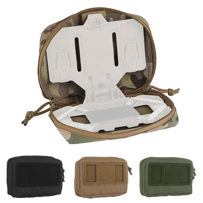 Molle Pouch tālruņa saliekamā navigācijas dēļa organizators ar dubultu rāvējslēdzēju āra medībām Airsoft putekļu necaurlaidīgs mobilā tālruņa aizsargsoma