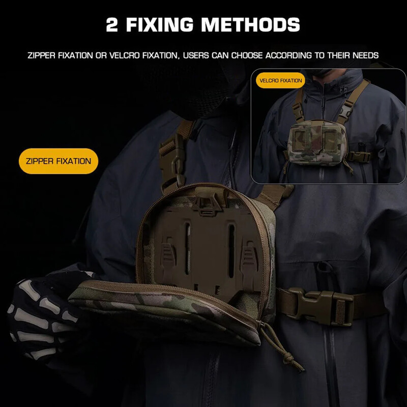 Molle torbica, telefon, sklopiva navigacijska ploča, organizator, dvostruki patentni zatvarač, vanjski lov, airsoft, zaštitna torba za mobilni telefon otporna na prašinu