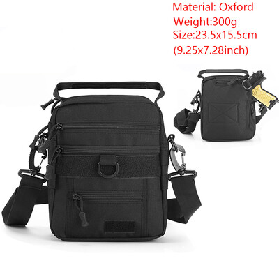 Vanjska torba za oružje Lovačka ležerna torba za rame s futrolom za pištolj Torba za prsni koš za skriveno nošenje pištolja ECD torbica za pohranu oružja