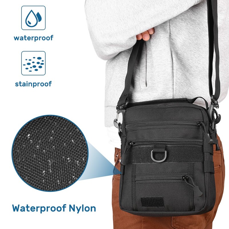 Vanjska torba za oružje Lovačka ležerna torba za rame s futrolom za pištolj Torba za prsni koš za skriveno nošenje pištolja ECD torbica za pohranu oružja