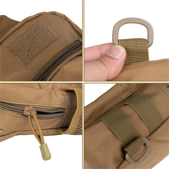 Εξωτερική Tactical Shoulder Bag Sling Sport Τσάντα στήθους ταξιδιού για άνδρες Γυναίκες Εξοπλισμός κυνηγιού Camping Τσάντες χιαστί Molle για ψάρεμα