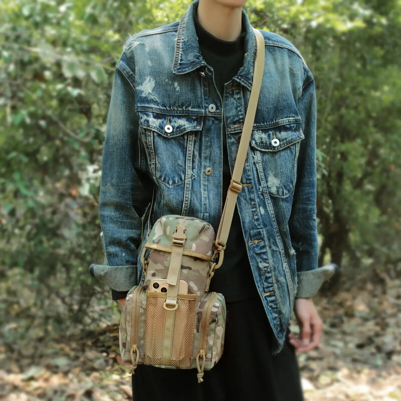 Torbica za bocu vode Molle Torba za rame Držač za telefon Sportovi na otvorenom Putovanja Ribolov Kampiranje Planinarenje Lov Čajnik Torbe oko struka