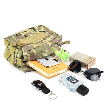 Molle EDC Pouch Waist Pack Bag Utility Magazine Dump Drop Pouches Спорт на открито Туризъм Ловни аксесоари Органайзер Чанти