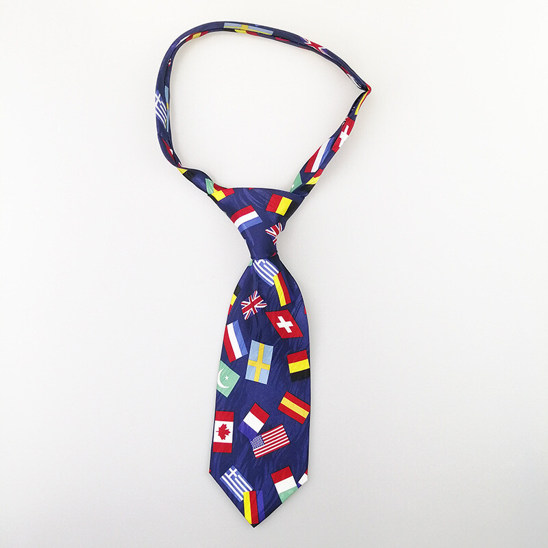 Dekoratiivse isikupäraga lips naistele, seksikate elementidega, moodne punane retro tudengite originaalloomade multikas