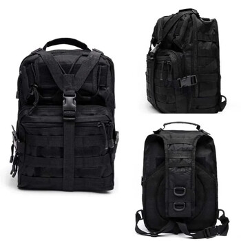 Мъжка раница Tactical Assault Pack Crossbody Sling Bag Водоустойчива раница Bag Outdoor Touring Camping Pack Мъжки чанти през рамо