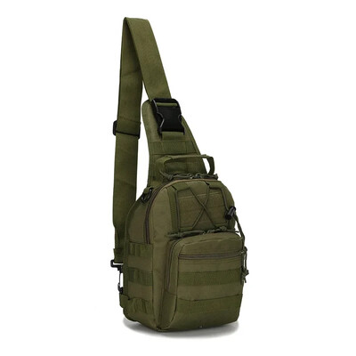 Vīriešu mugursoma Tactical Assault Pack Crossbody Sling Bag Ūdensnecaurlaidīga mugursomas soma āra pārgājieniem Kempinga pakotne Vīriešu plecu somas