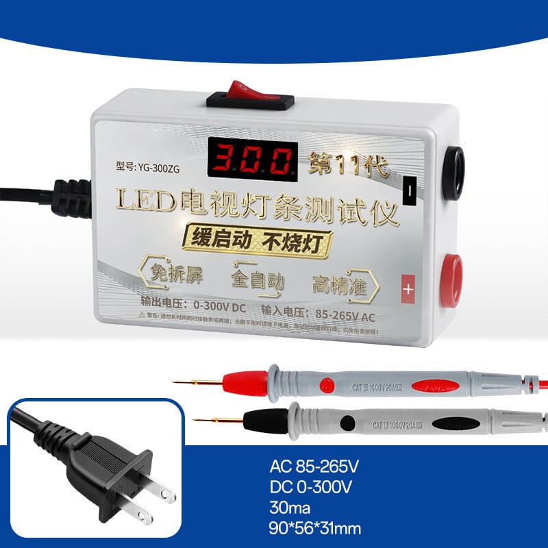 11 kartos standartinė versija angliškas šviesos juostelių testeris LED LCD televizoriaus taisymo karoliukų šviesos lempos aptikimo įrankis