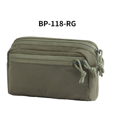 Lagana vodoravna GP torbica, taktička ekspanziona Molle torba za pohranu, dvosmjerni patentni zatvarač, ugrađeni fiksni prsten, torba za razne alate