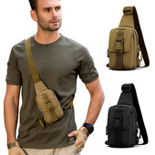 Taktička torba za prsa Trekking Pack EDC Sportska torba Torba za rame Crossbody Pack Assault Torbica za planinarenje Biciklizam Campinga