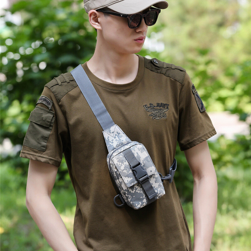 Taktička torba za prsa Trekking Pack EDC Sportska torba Torba za rame Crossbody Pack Assault Torbica za planinarenje Biciklizam Campinga