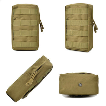 Molle Pouch Belt Waist Pack Men Small Pocket Camouflage Survival Tool Bag for Running Travel Camping Hunting Airsoft