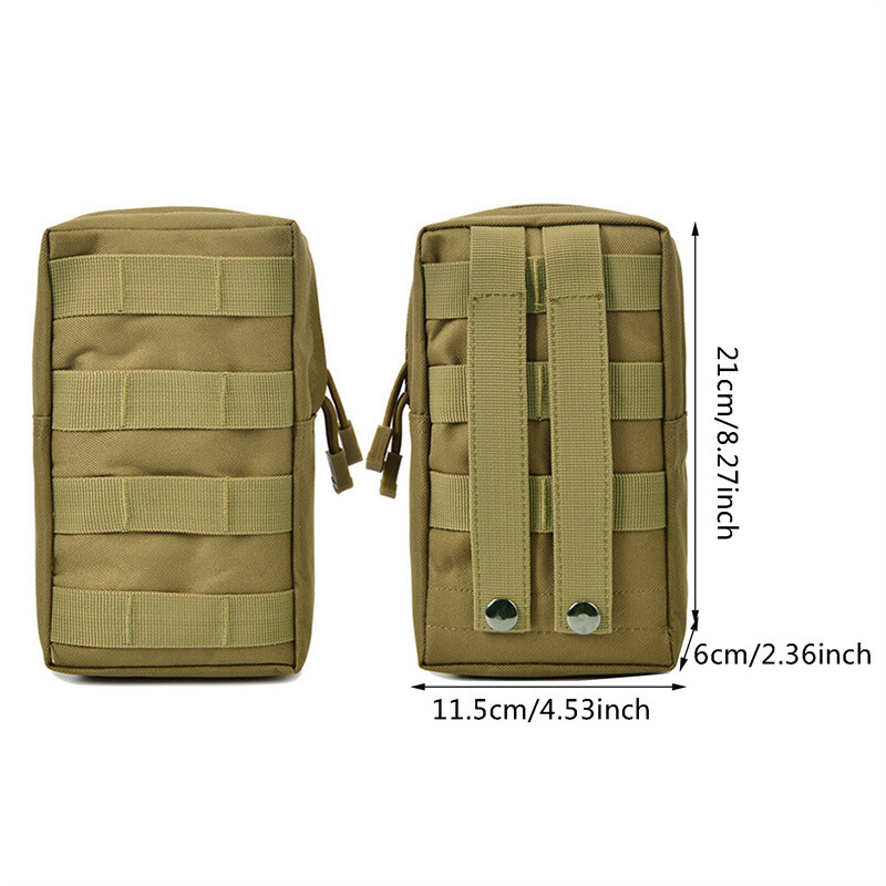 Puzdro Molle Pouch Belt Bag Men Malé vrecko Maskovacie prežitie Náradie Taška na beh Cestovanie Kempovanie Poľovníctvo Airsoft