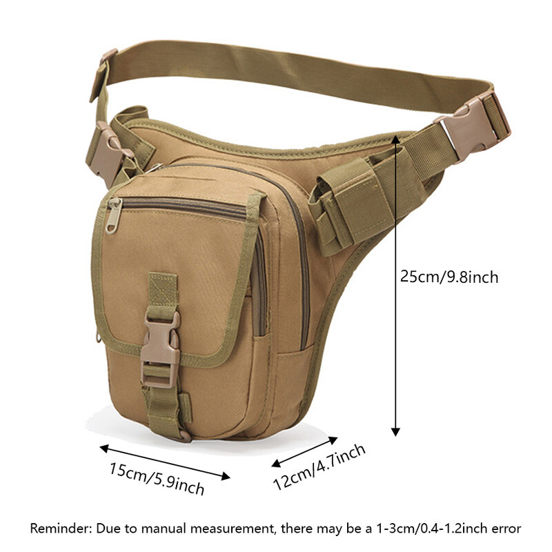 Nova kamuflažna torba za noge za vježbanje na otvorenom Kampiranje Mala torba oko struka Planinarenje Biciklizam Višenamjenski Waterpr