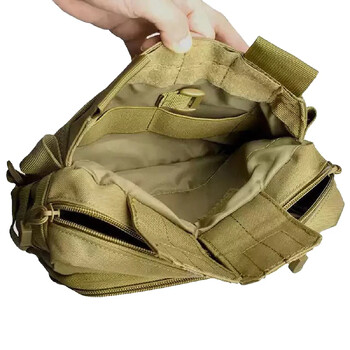 Гръдна чанта Тактическа чанта за през рамо 2 Banger Gun Bag Мъжки чанти на открито Messenger Range Чанти Къмпинг Пътуване Туризъм Лов Чанта през рамо