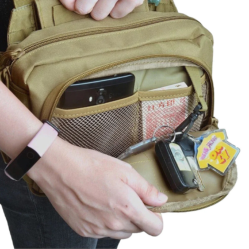 Torba za prsa Taktička torba za rame 2 Banger Gun Bag Muške vanjske torbe Messenger Range Torbe Kampiranje Putovanje Planinarenje Lov Torba preko ramena