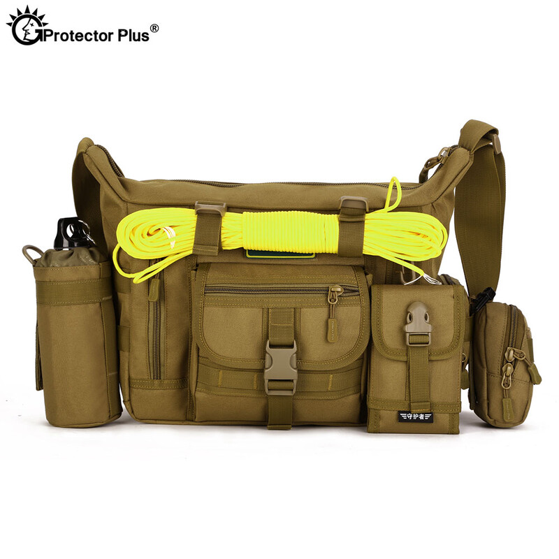 Protector Plus Tactical Sling Torba za nošenje preko ramena Vodootporna civilna torba za preko ramena Muška torba za putovanja na otvorenom za 14" prijenosno računalo