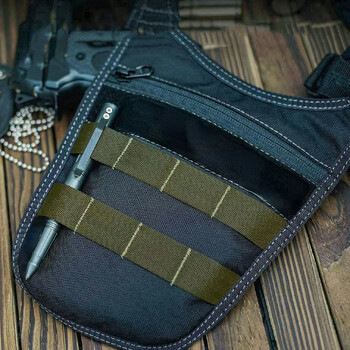 Тактическа чанта през рамо Скрита скрита чанта през рамо Crossbody Secret Agent Fitted Портфейл против кражба Аксесоари за лов