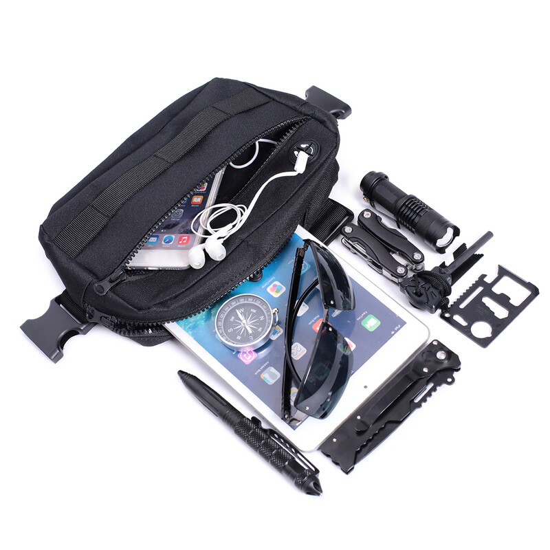 Hrudná taška Molle, predný batoh, hrudná vesta, EDC streetwear batoh, outdoorové športy, poľovnícke tašky