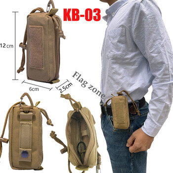 1000D Tactical EDC Pouch Molle Wallet Bag Портативен ключ Портмоне за монети Waist Fanny Pack Чанта за слушалки Мини ключодържател Пауч Hunting