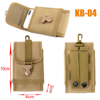 1000D Tactical EDC Pouch Molle Wallet Bag Портативен ключ Портмоне за монети Waist Fanny Pack Чанта за слушалки Мини ключодържател Пауч Hunting