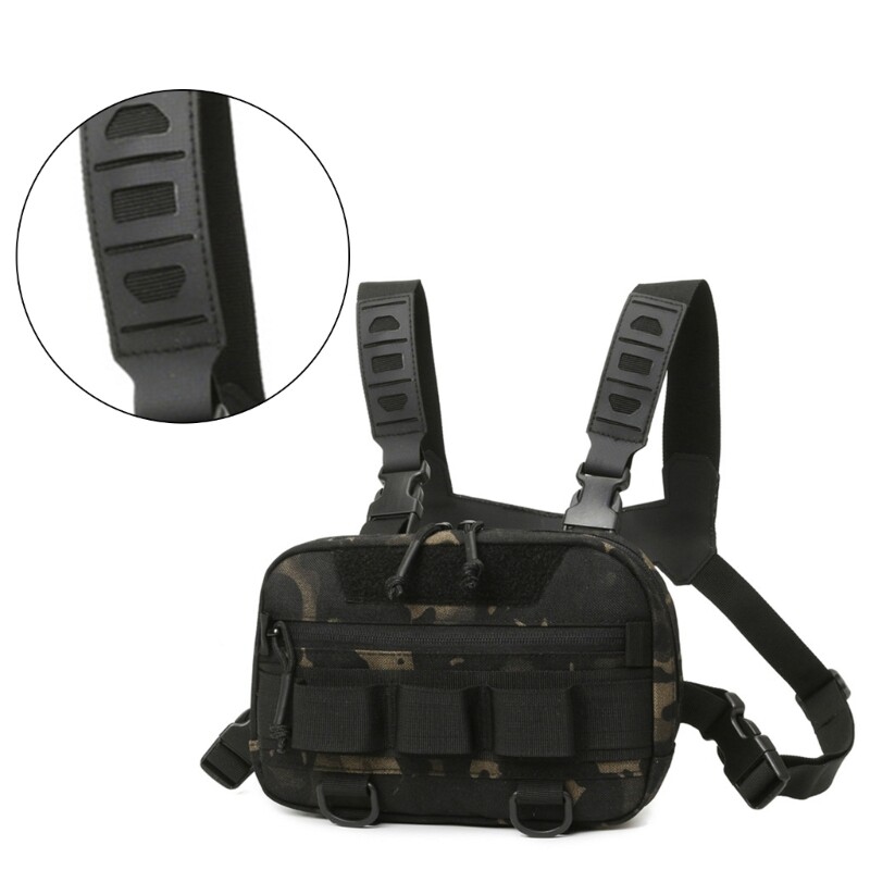 Taktická náprsná taška N0HA, ľahká rybárska náprsná taška, bežecká batoh, vonkajšia cestovná vesta pre ženy a mužov