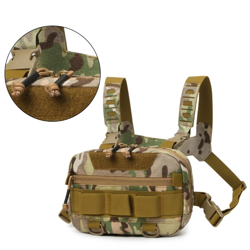 Taktická náprsná taška N0HA, ľahká rybárska náprsná taška, bežecká batoh, vonkajšia cestovná vesta pre ženy a mužov